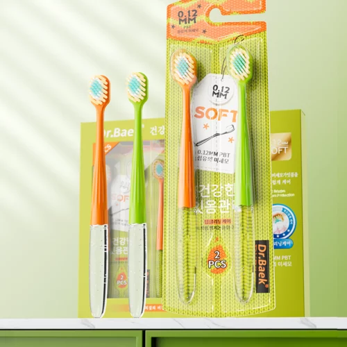 Dr. Baek 20102 Ultra‑Soft PBT Toothbrush Set